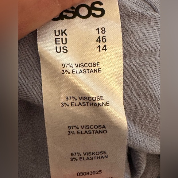 ASOS Blue Midi Skirt - Picture 3 of 4